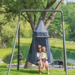 gobaplay FlyMax Saucer Tree Swing with Tent - NEW IN BOX