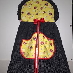 Lady Bug Hanging Diaper Stacker 