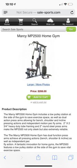 Marcy MP-2500