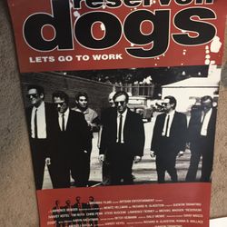 24”x36” Poster: Reservoir Dogs 