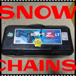 ❄️☃️⛷️🏂 15-16-17-18" TIRES SUPER Z LT PEERLESS SCC ZT-735 SNOW CABLES/CHAINS ZT735 CAR TRUCK SUV JULIAN MOUNT LAGUNA LAKE TAHOE BIG BEAR❄️☃️⛷️🏂