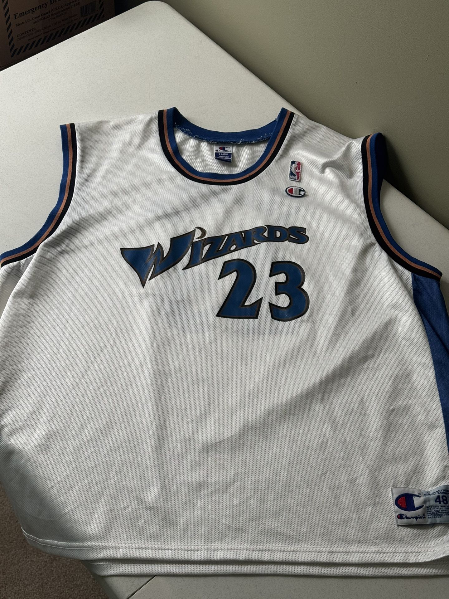 Michael Jordan #23 Washington Wizards Jersey – XL, Champion Brand