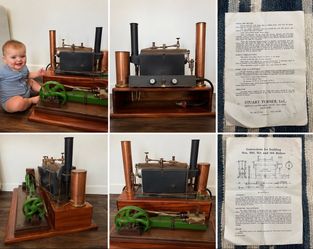 Stuart Turner Live Steam Plant – Babcock Boiler, Propane Fired, Hand Built c. 1980