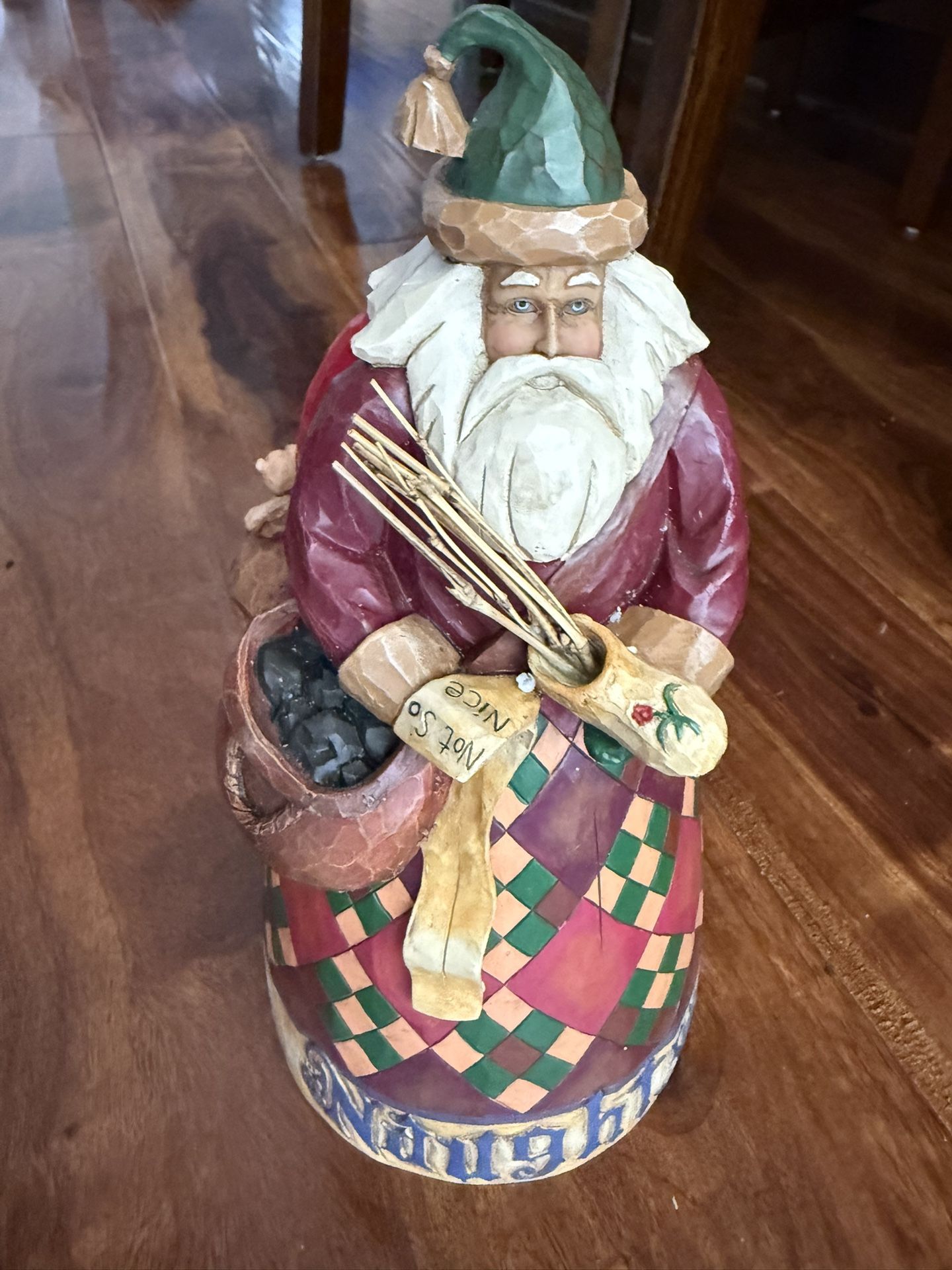 Jim Shore Heartwood Creek “He Knows” Santa Figurine – V(contact info removed)