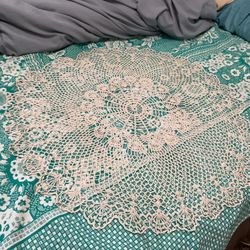 Adorable handmade crochet doily 