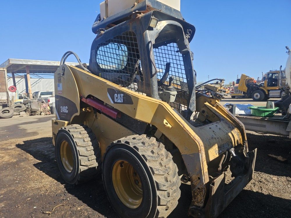 caterpillar 246c skidsteer 2008 hi flow 2 speed