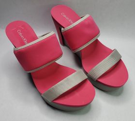Calvin Klein Wedge Slides