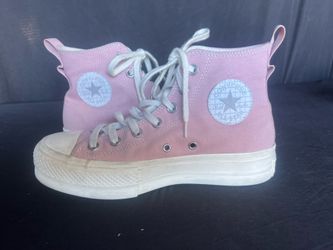 Used Pink Converse Chuck Taylor All Star Lift Platform High Tops - Size 7 1/2