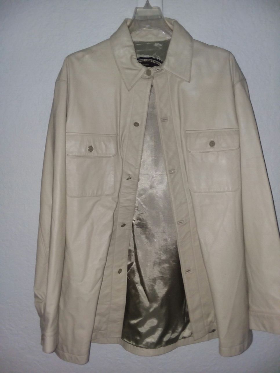 Walter Davoucci leather shirt/jacket