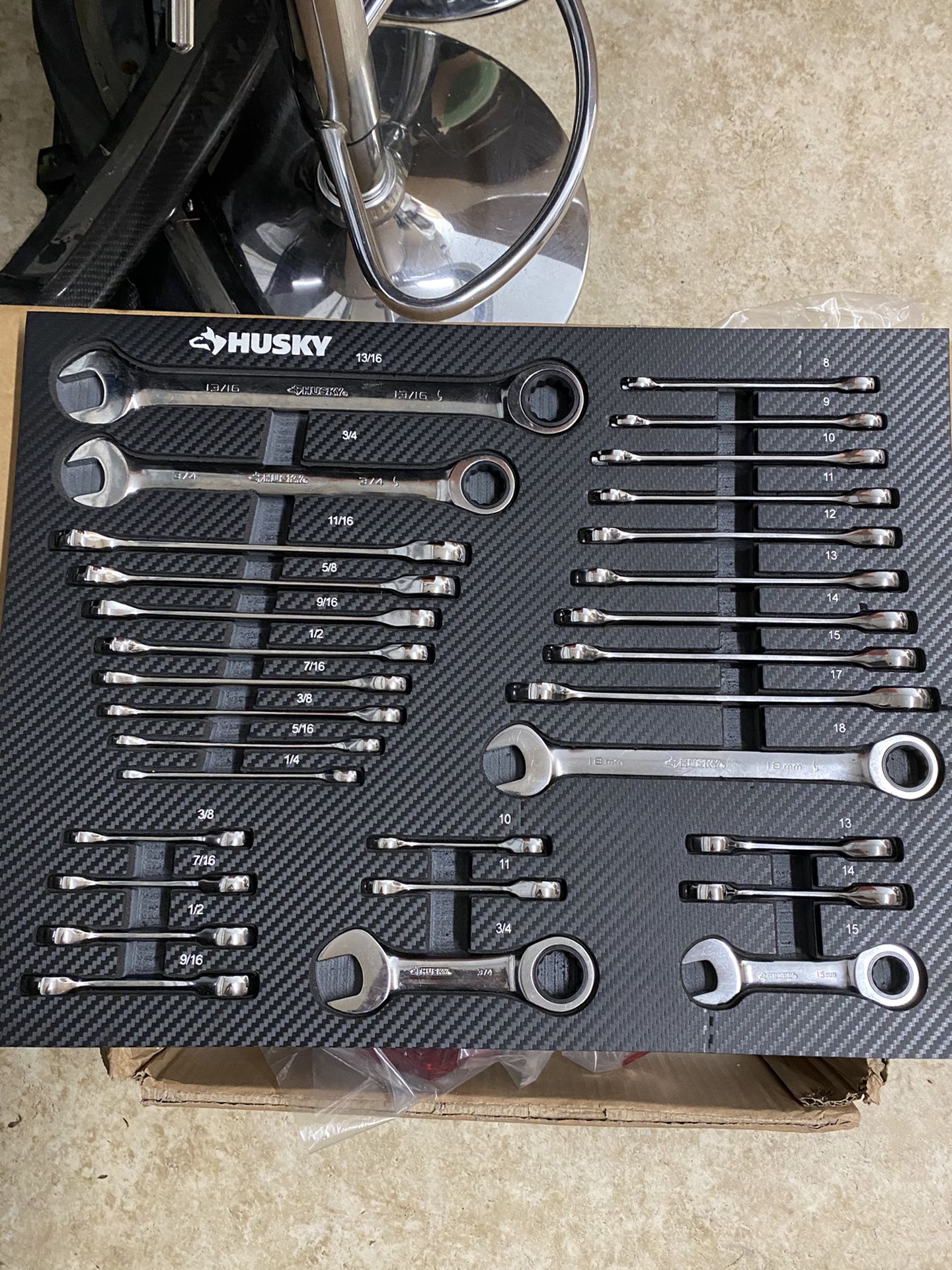 Husky Ratcheting Wrench set 30 Piece