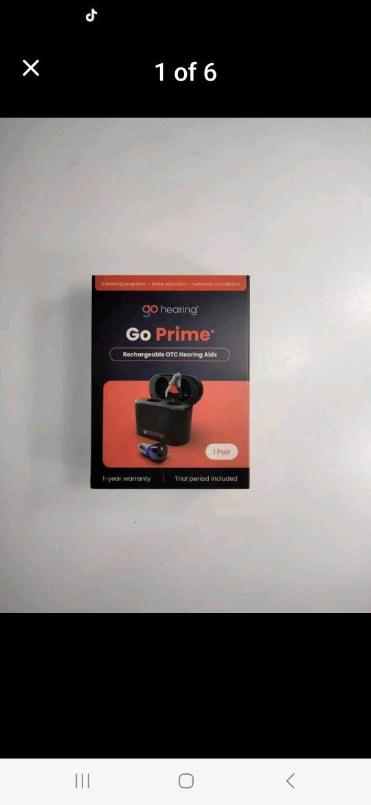 Go Prime Rechargeable OTC Hearing Aids