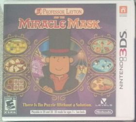 Professor Layton and the Miracle Mask - Sealed