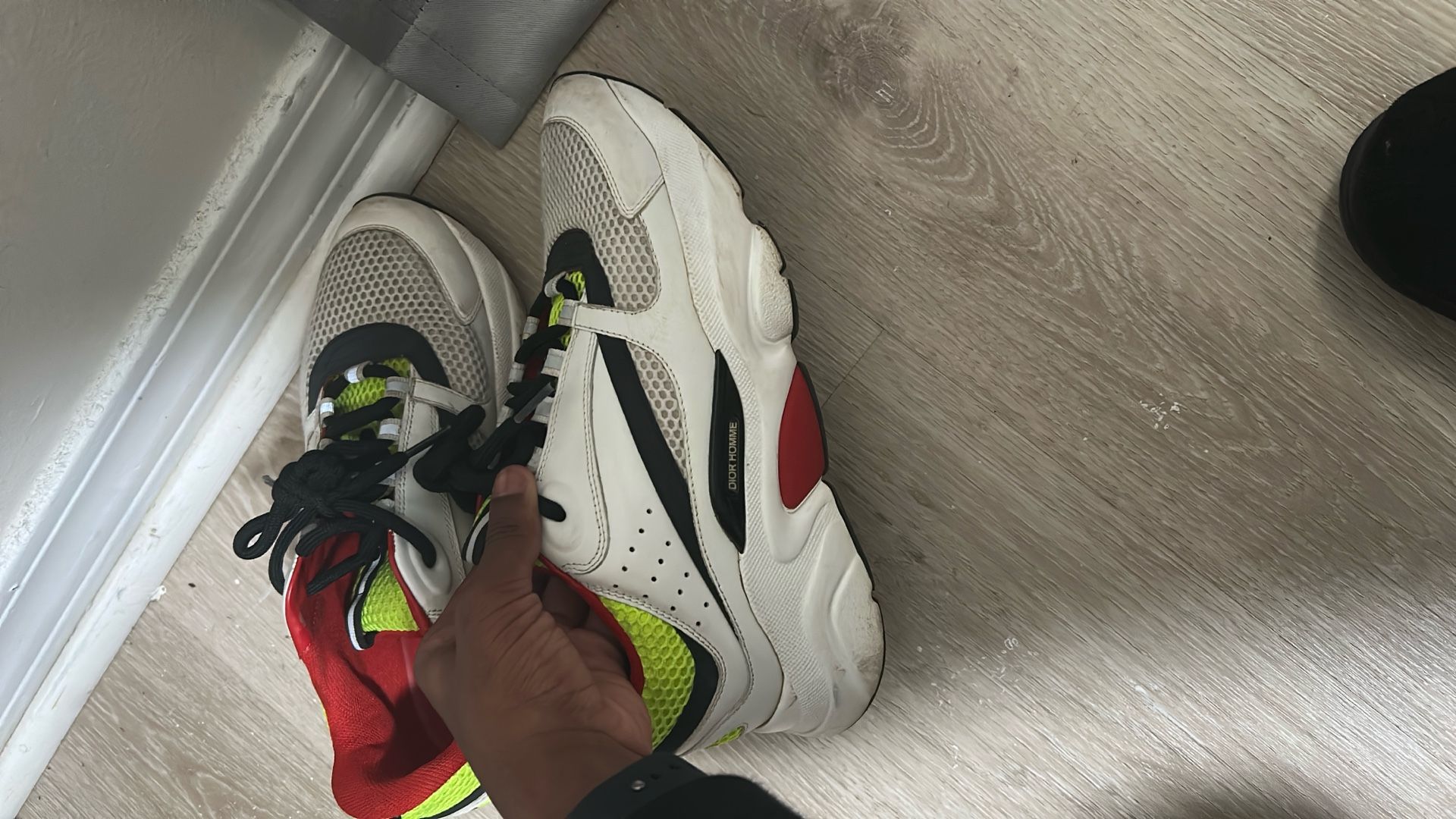 Dior B22 Yellow White And Red