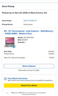 HP laptop