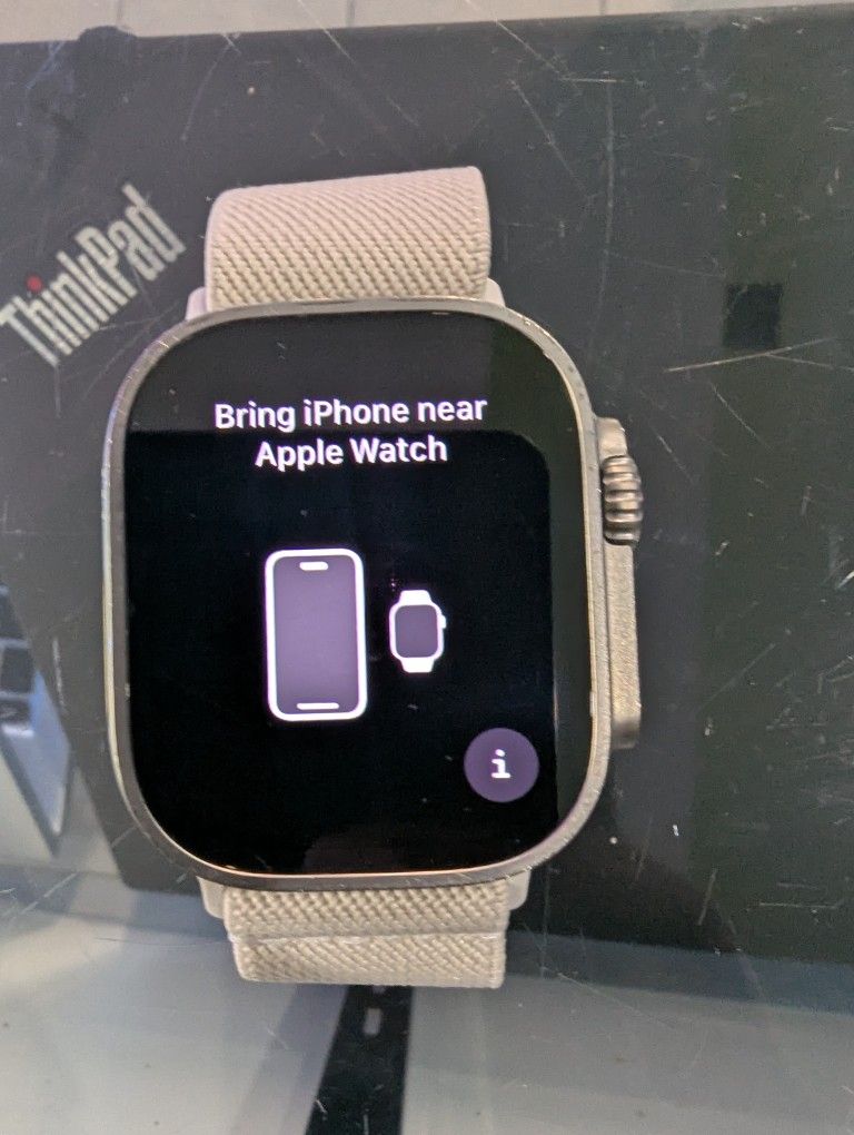 Apple Watch Ultra 2 49mm Titanium GPS Cellular Unlocked. Charger included.