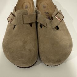 Birkenstock Clogs Taupe Size 42