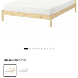Queen Bed Frame With Mattress