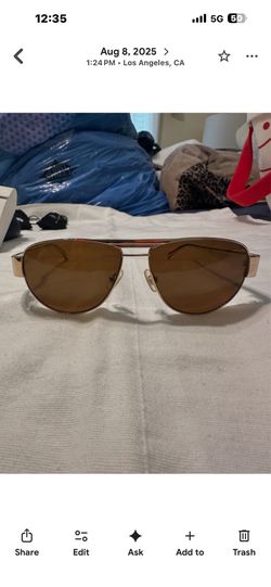 MENS SAMA BOA GOLD S TITANIUM FRAME SLP POLARIZED LENS MADE IN JAPAN
