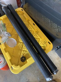 SS Pair of 273 X 2" X 32" - 45" Garage Door Torsion Springs 
