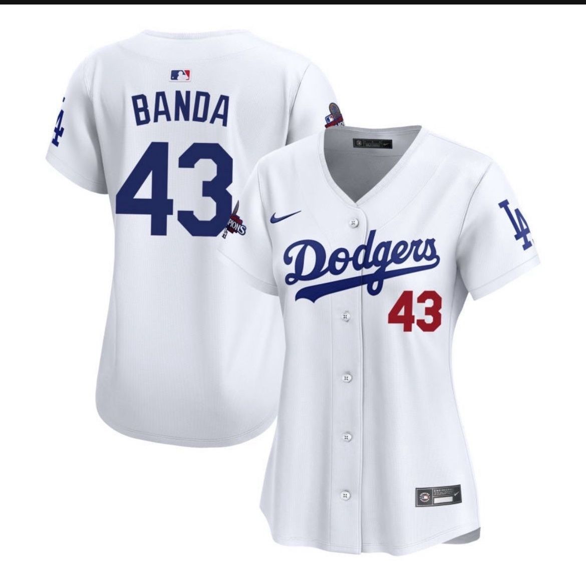 Dodgers Banda Women Jersey Small Thur 2xx