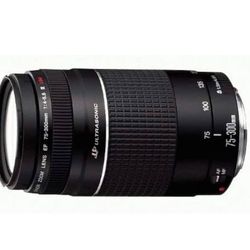 Canon EF 75-300mm f/4-5.6 III Lens For EOS A2 620 Rebel T8 T7 90D 80D 5D 6D Cameras