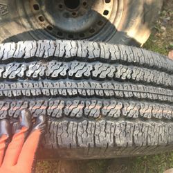Firestone P265/75R16 Tire & Steel Rim w/ Free delivery within 25 miles