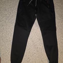 LARGE mens Black Joggers
