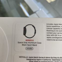 Apple Watch Series 6 Cellular (44mm) $549 Cash/Card