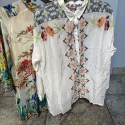 Two Johnny Was Blouses