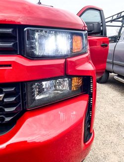 H3 LED Fogs  Bulbs 6000K Xenon White, Extremely Bright 3030 Chips H3 LED Bulbs with Projector for Car Fog Lights, Daytime Running Lights DRL 