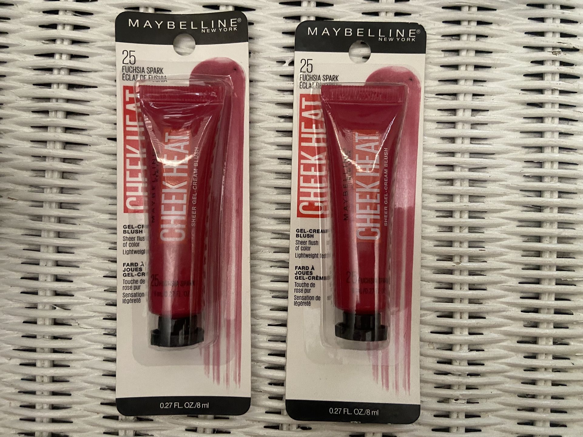 Maybelline Cheek Heat Gel Cream Blush, Face Makeup, #25, 0.27 oz. New