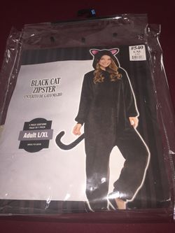 Black Cat Onesie Halloween Costume