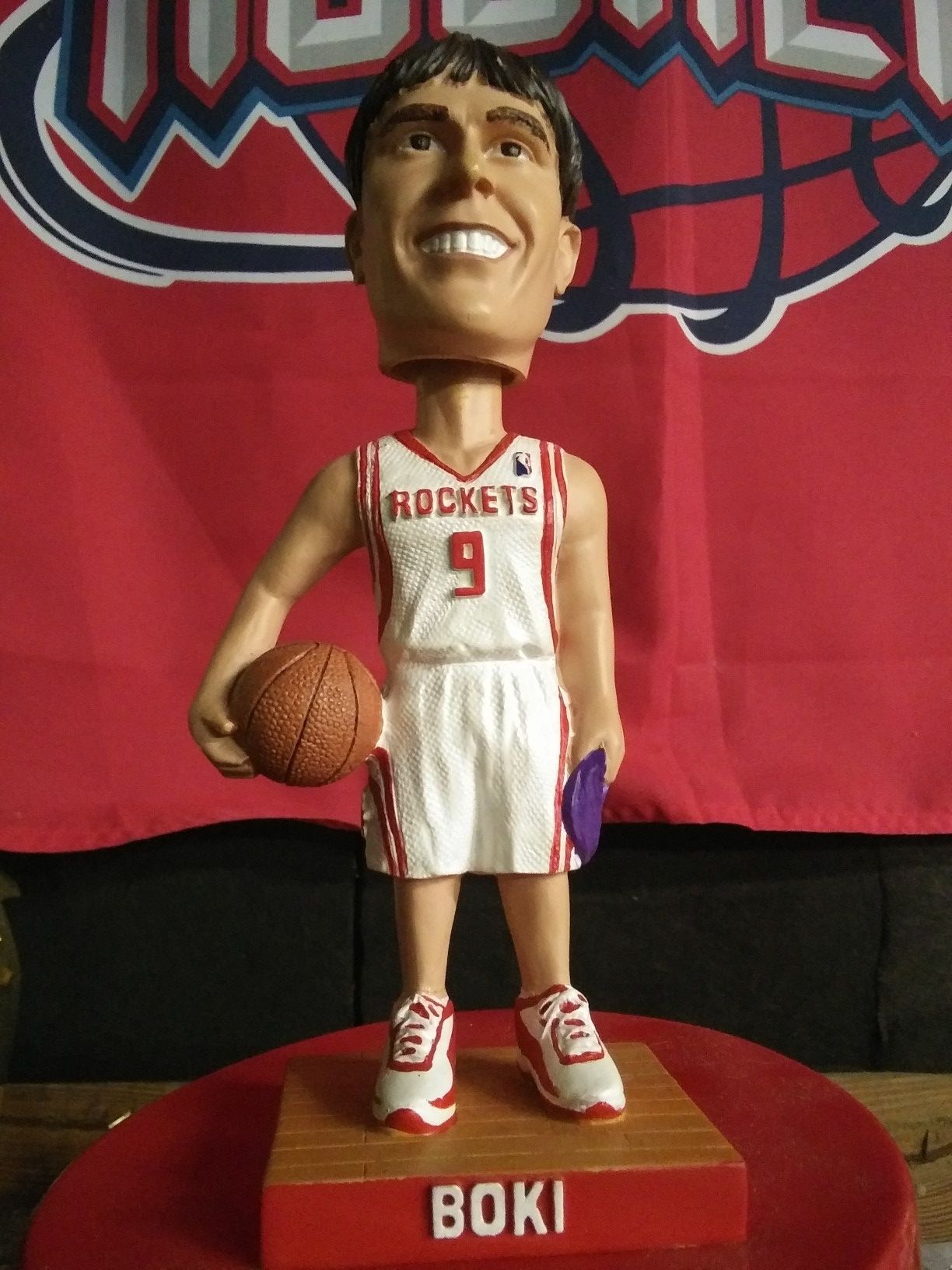 Houston Rockets Bostjan Nachbar Bobblehead