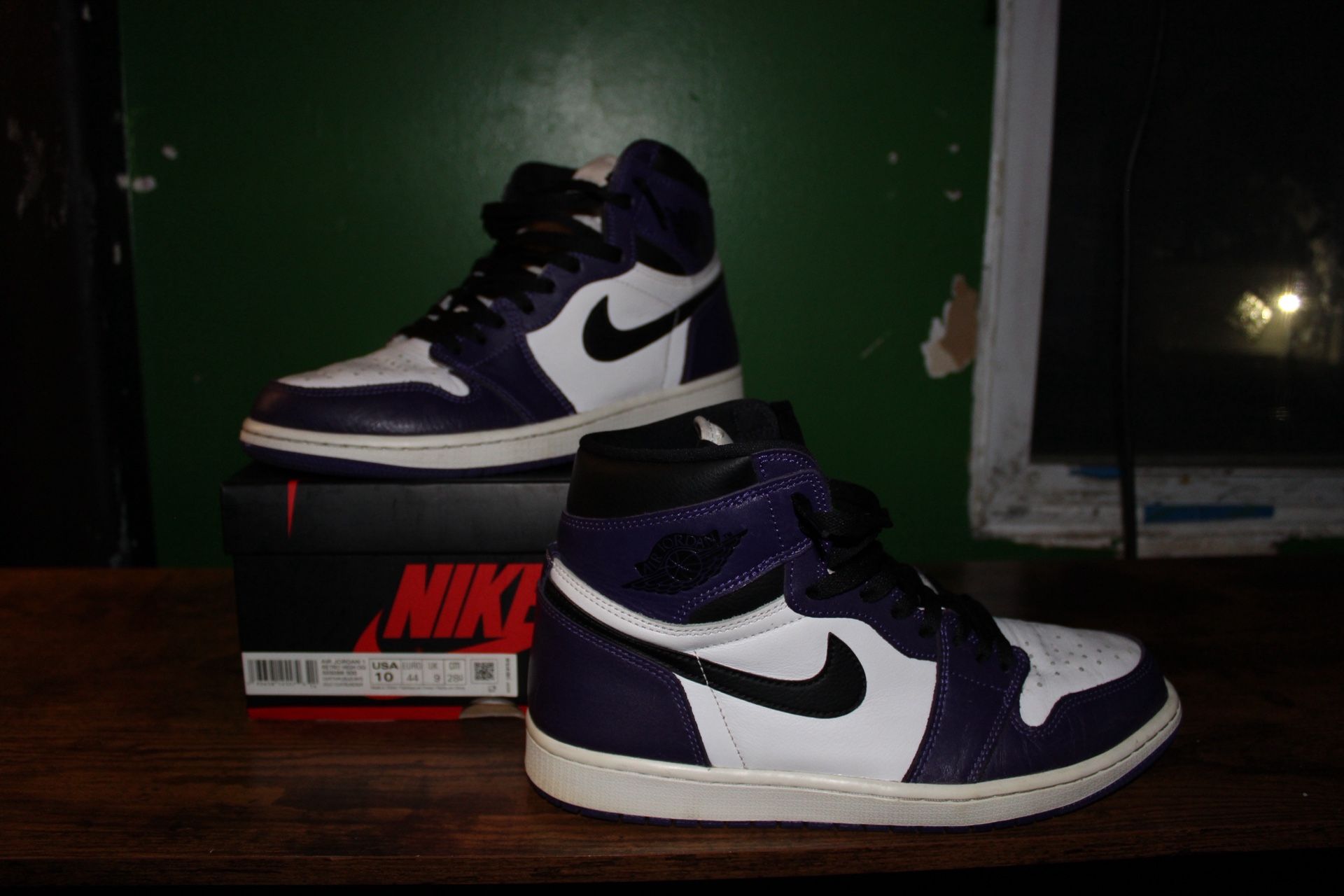 Jordan 1 High Court Purple