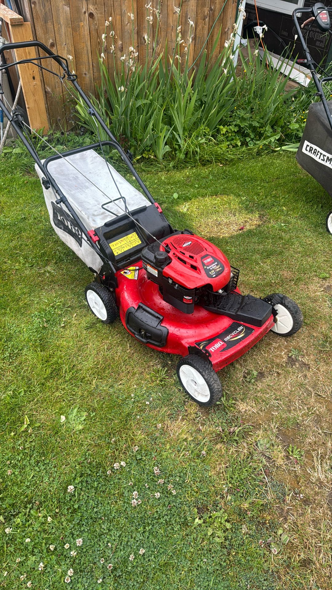 Toro 6.5 self-propelled lawnmower