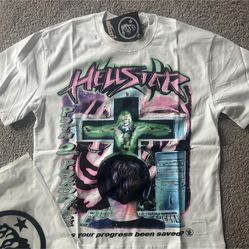 White Hellstar graphic tee