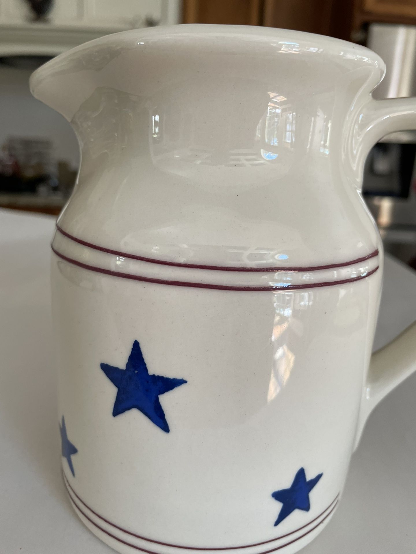 Red White &Blue Pitcher