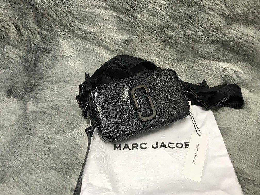 Marc Jacobs Colorblock Snapshot Crossbody bag Black