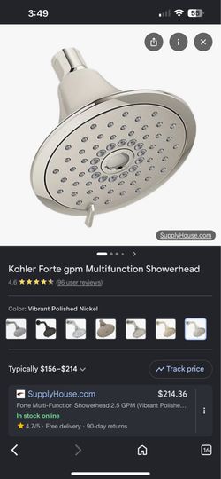 Kohler shower head