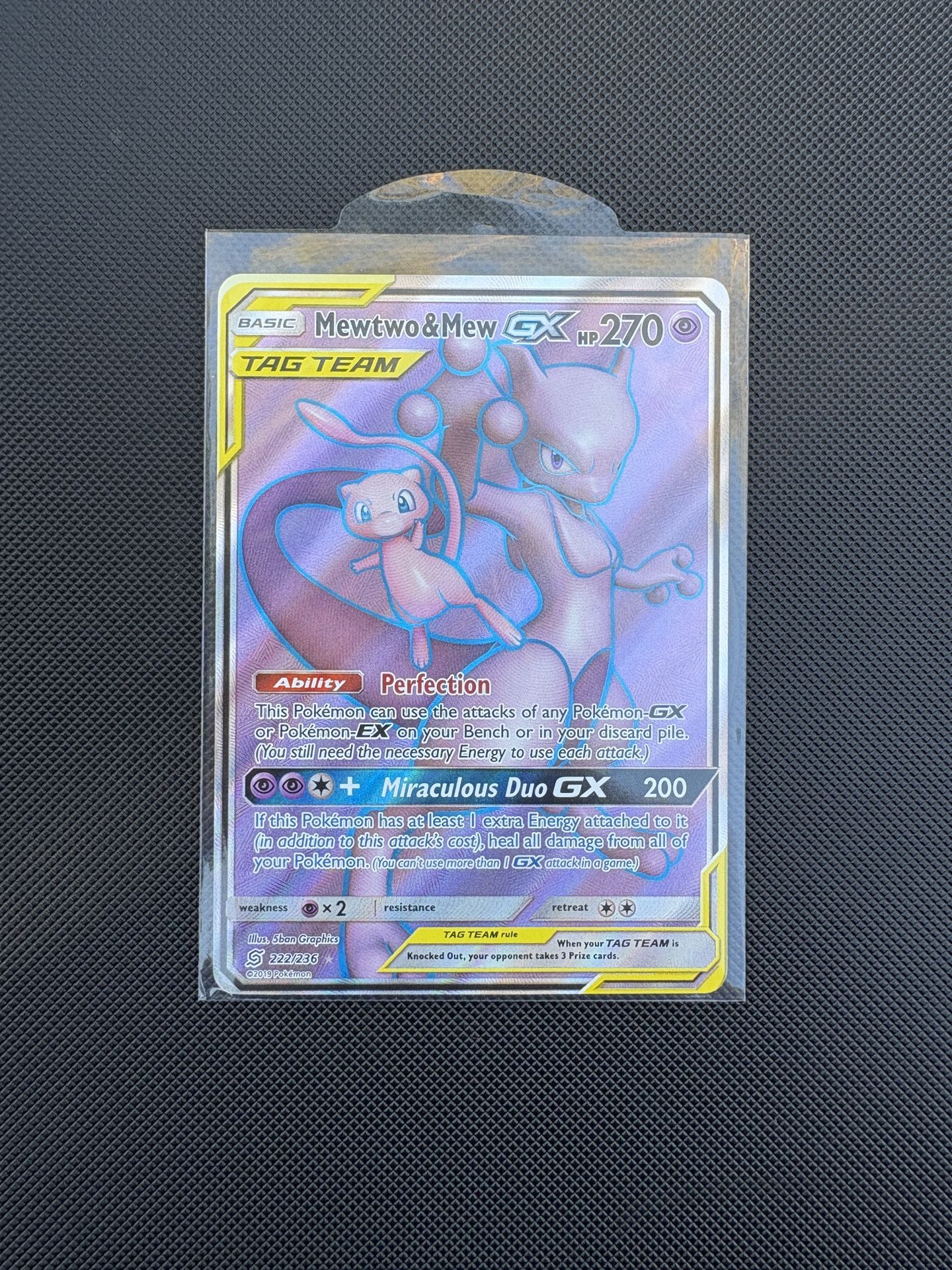 Pokemon - Mewtwo & Mew GX Tagteam 150$OBO