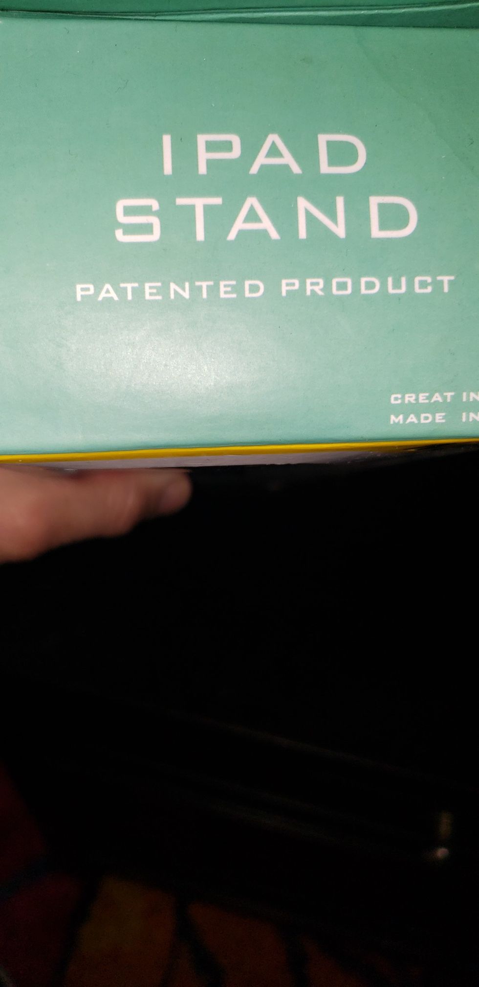 IPad stand for tablets.