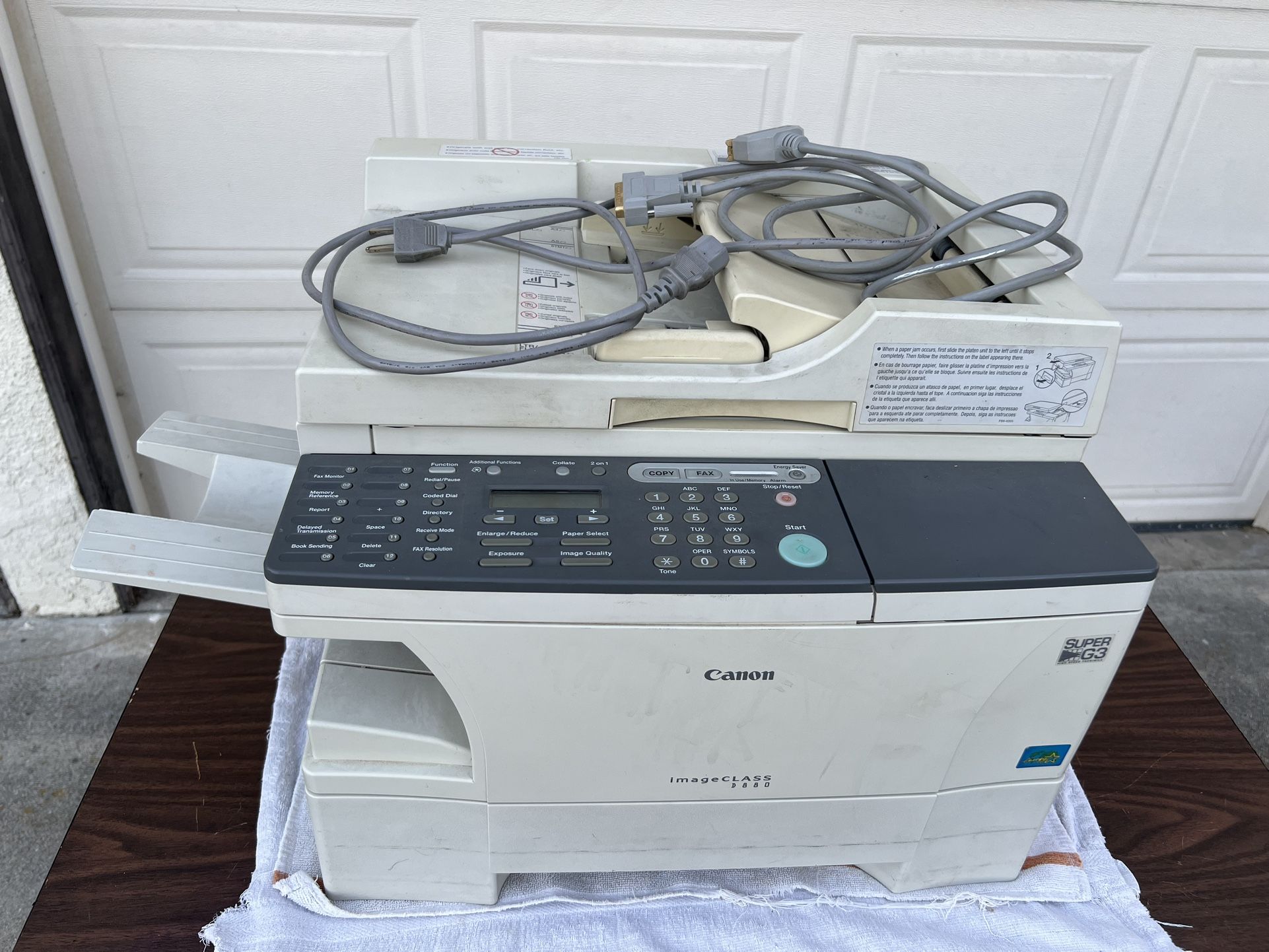 Canon imageCLASS D880 Laser Printer/Copier/Fax