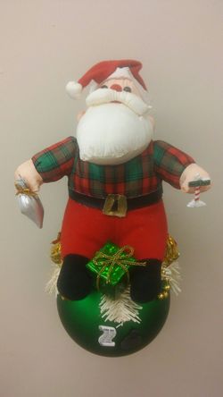 Lumberjack Santa Ornament