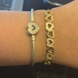 14K gold Plated retractable bracelet 