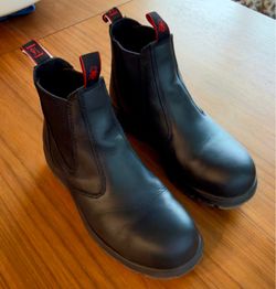 Red back boots 10.5