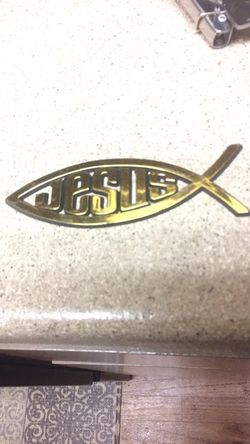 JESUS sign stick to anything