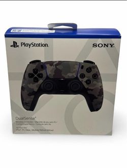 PlayStation  DualSense Wireless Controller Gray Camo