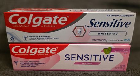 (2) Colgate Sensitive Toothpaste, 6 oz each