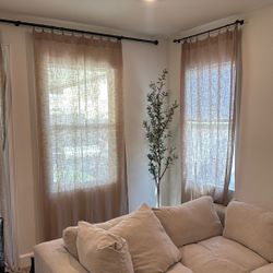 LAMIT Natural Linen Curtains