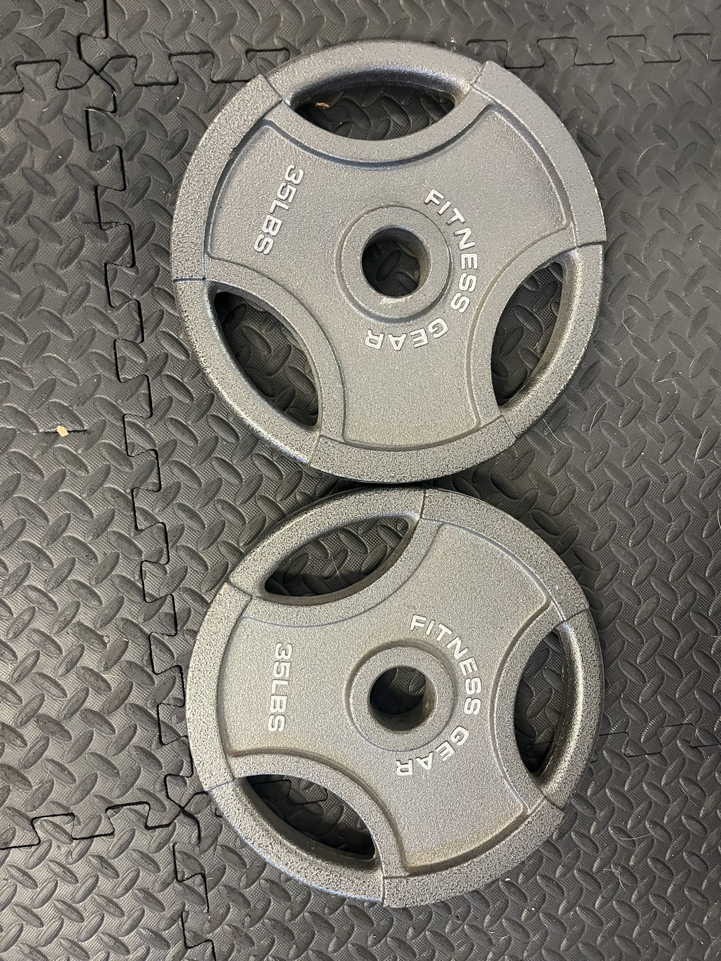 Barbell Grey Cast Iron Weight Plate